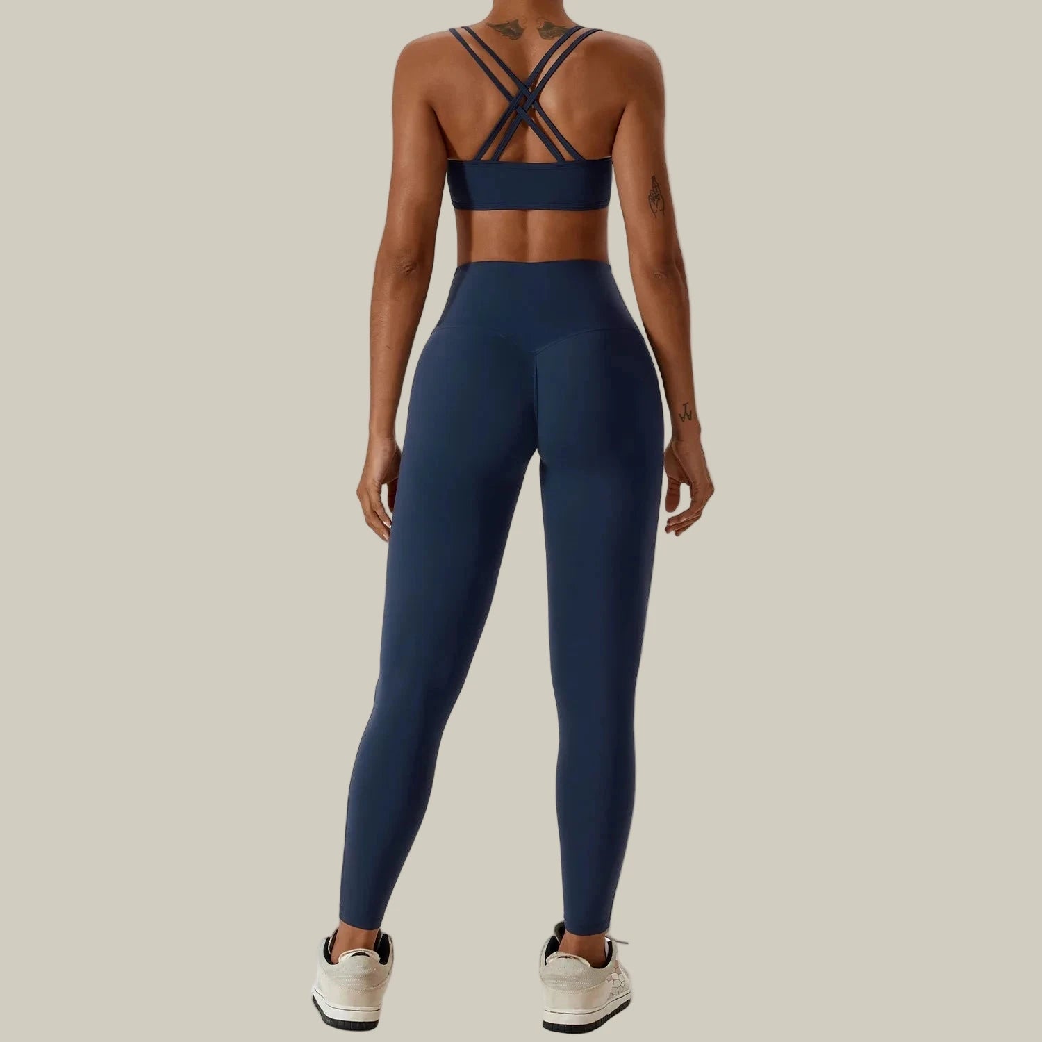 Seamless Workout Tracksuit – 2PC Set charcoal