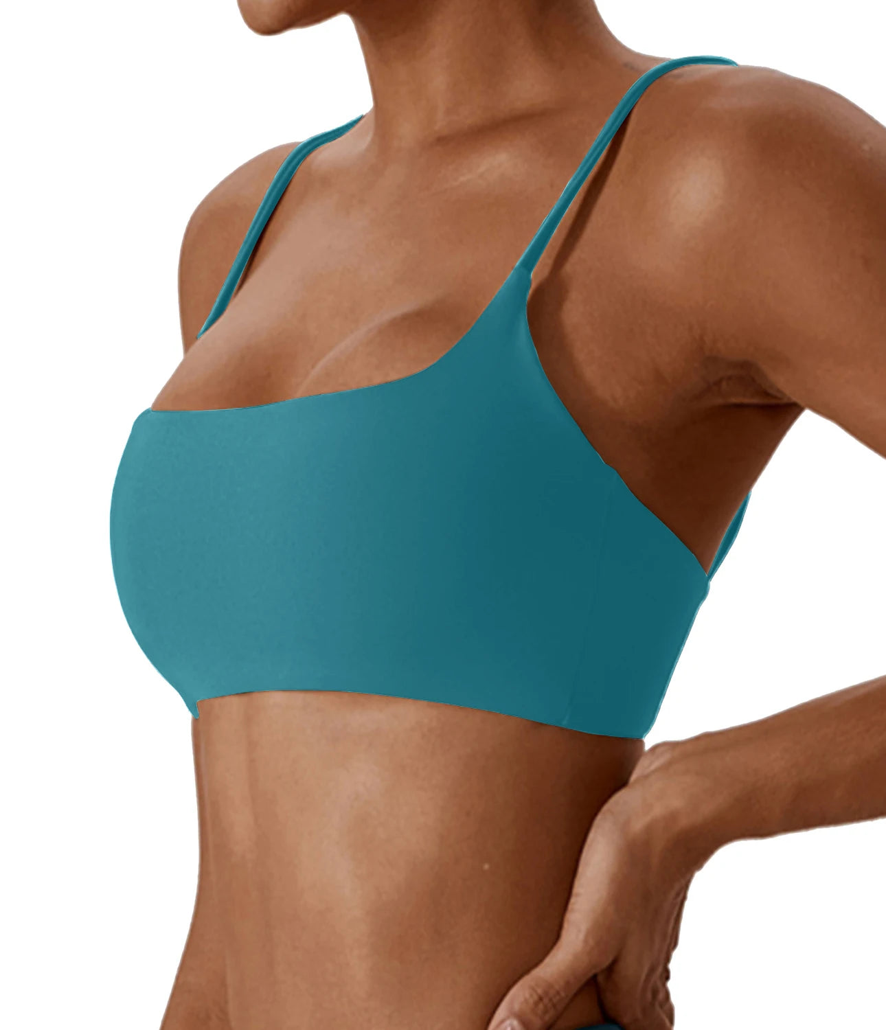 Soft Fitness Bra – Women’s Running & Yoga Wear Blue