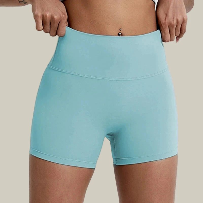 Women’s Slim Fit Gym & Cycling Shorts Blue