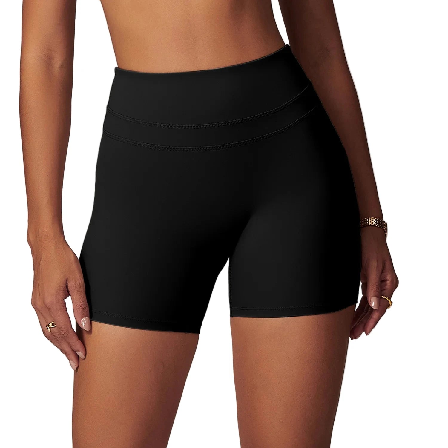 Women’s Breathable Yoga & Gym Shorts Black
