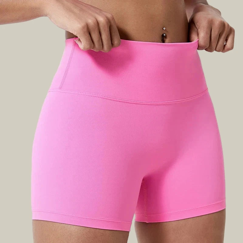Women’s Slim Fit Gym & Cycling Shorts Pink
