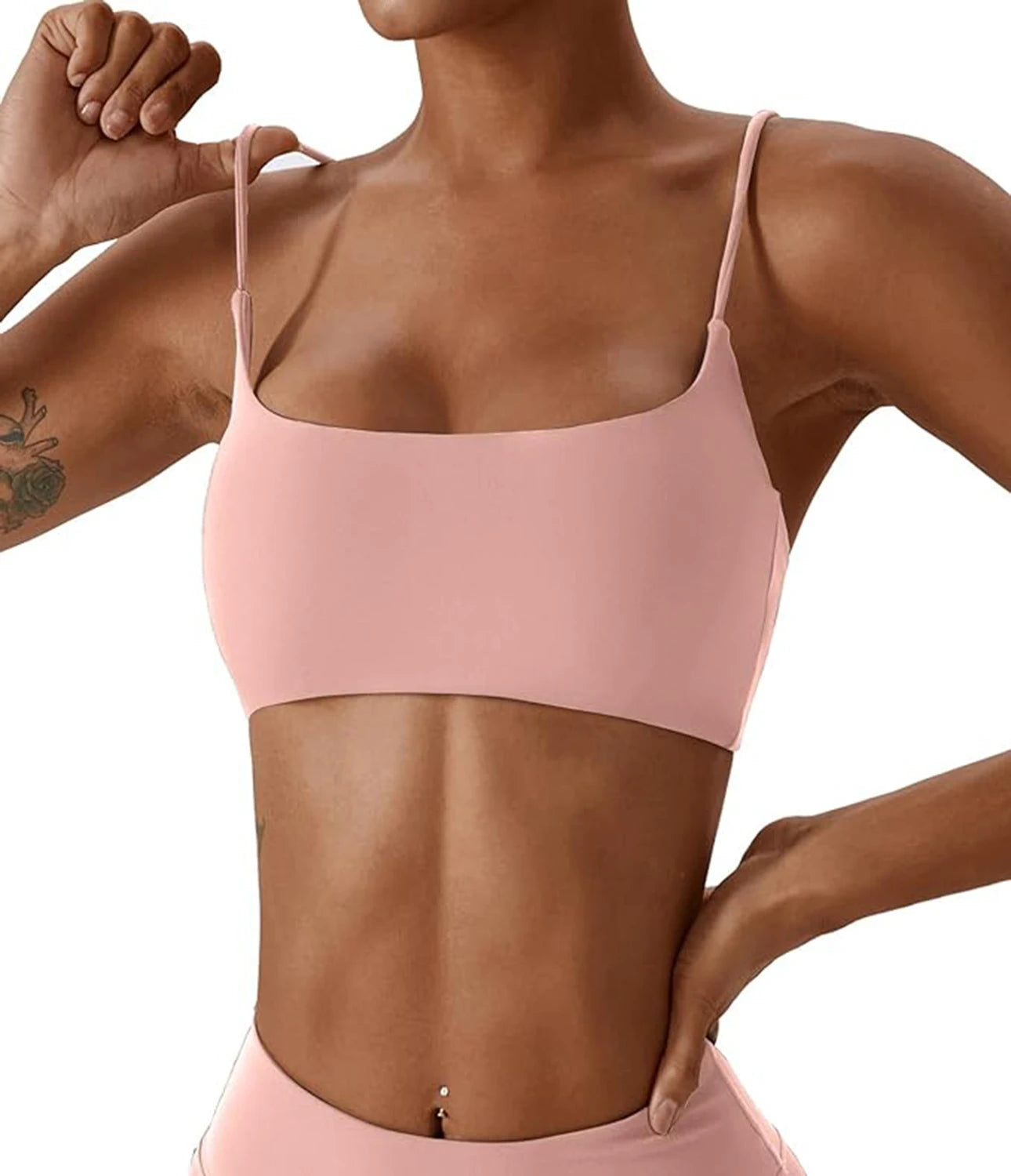 Soft Fitness Bra – Women’s Running & Yoga Wear Pink