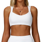Double-Strap Seamless Sports Bra