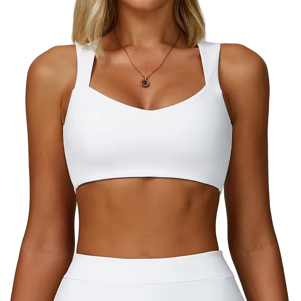 Double-Strap Seamless Sports Bra