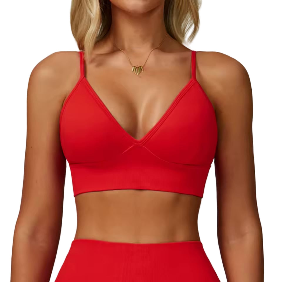 High-Support Seamless Sports Bra