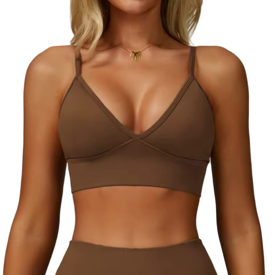 High-Support Seamless Sports Bra