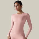 Women’s Long Sleeve Dry-Fit Running Top Pink