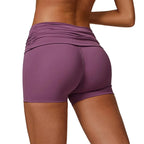 High-Waist Workout Shorts – Quick Dry