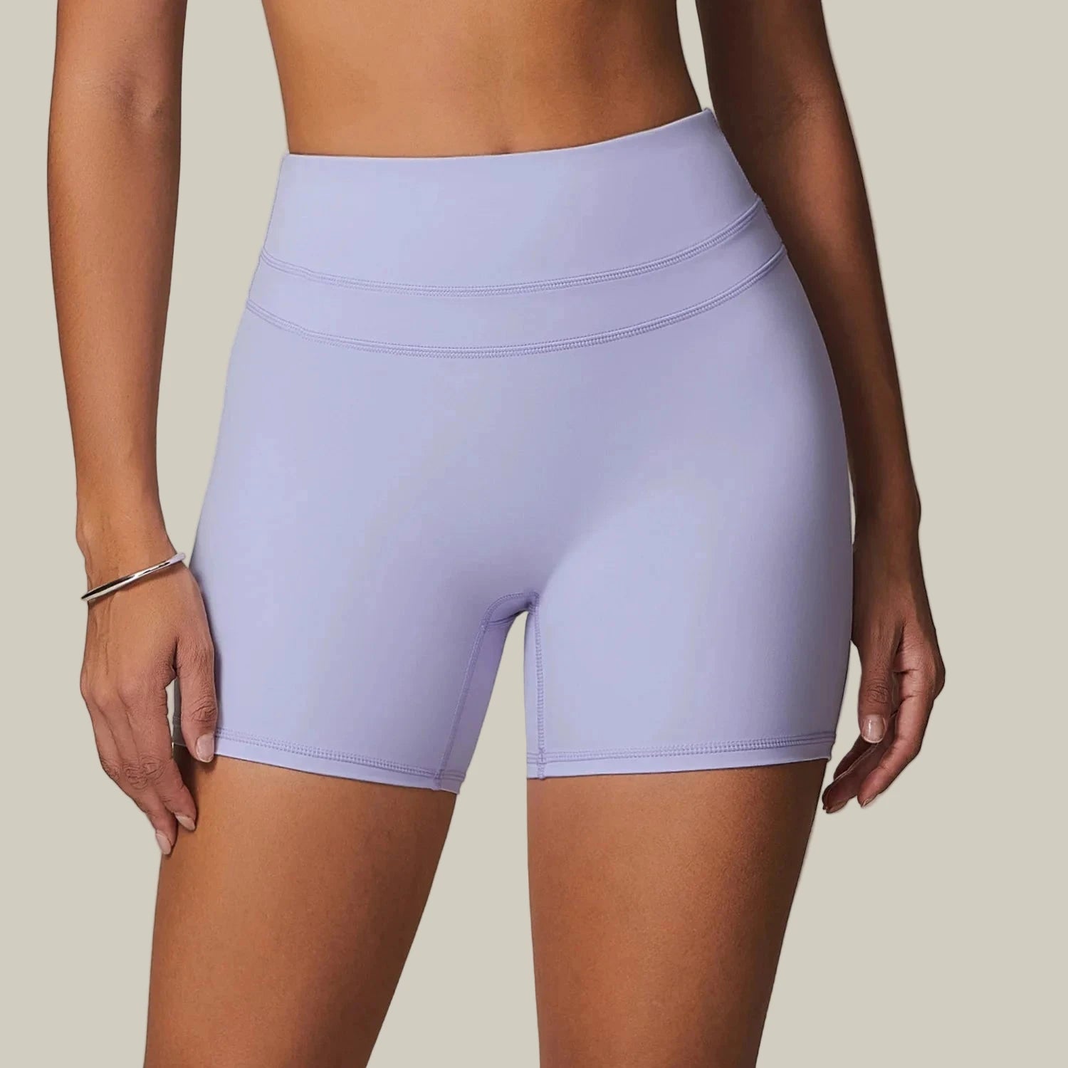 Women’s Breathable Yoga & Gym Shorts Purple