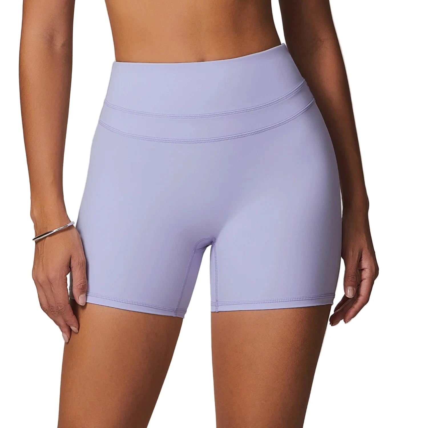 Women’s Breathable Yoga & Gym Shorts Purple
