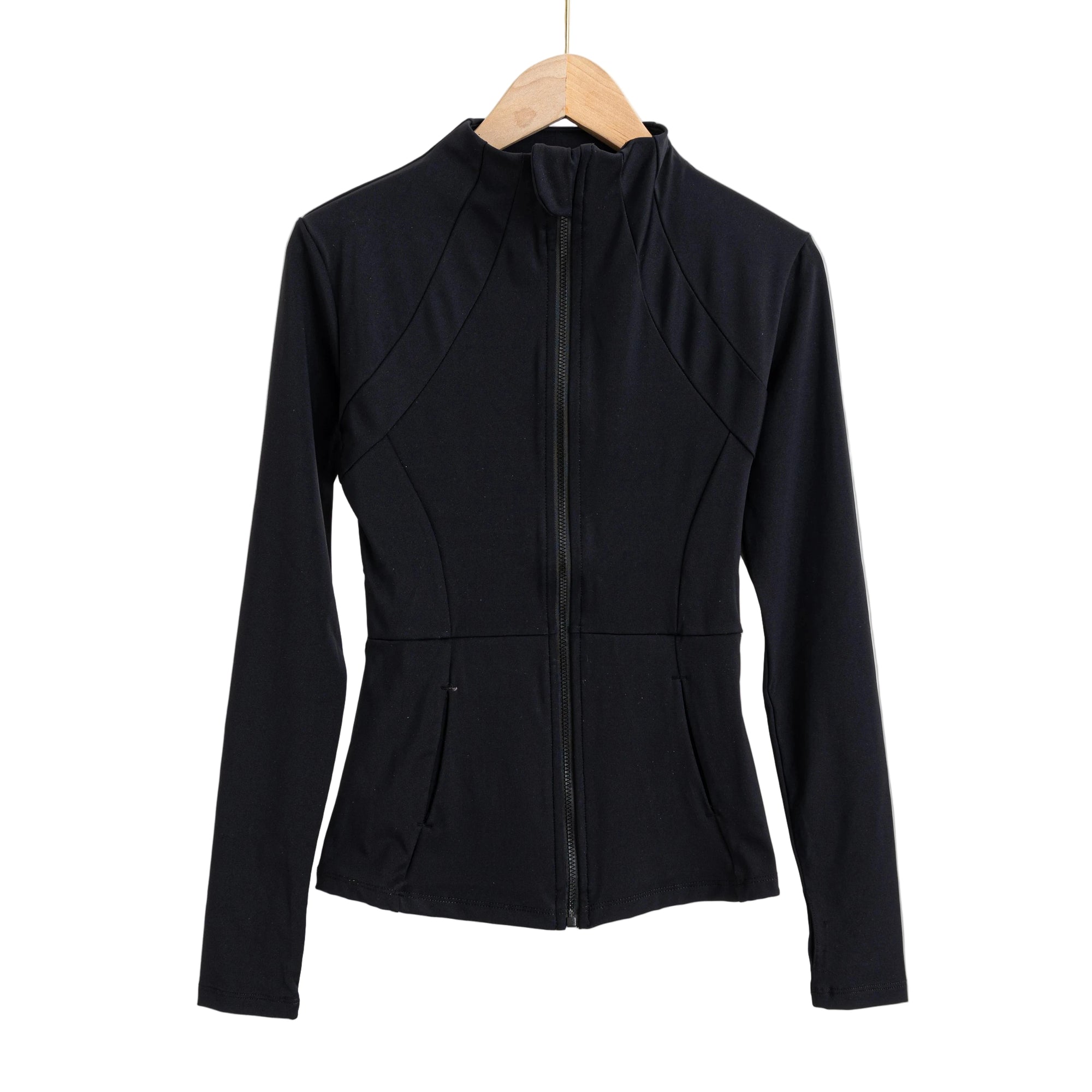 Long-Sleeve Gym Top – Women Black