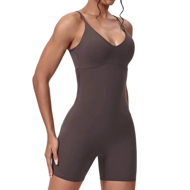 Backless Performance Jumpsuit