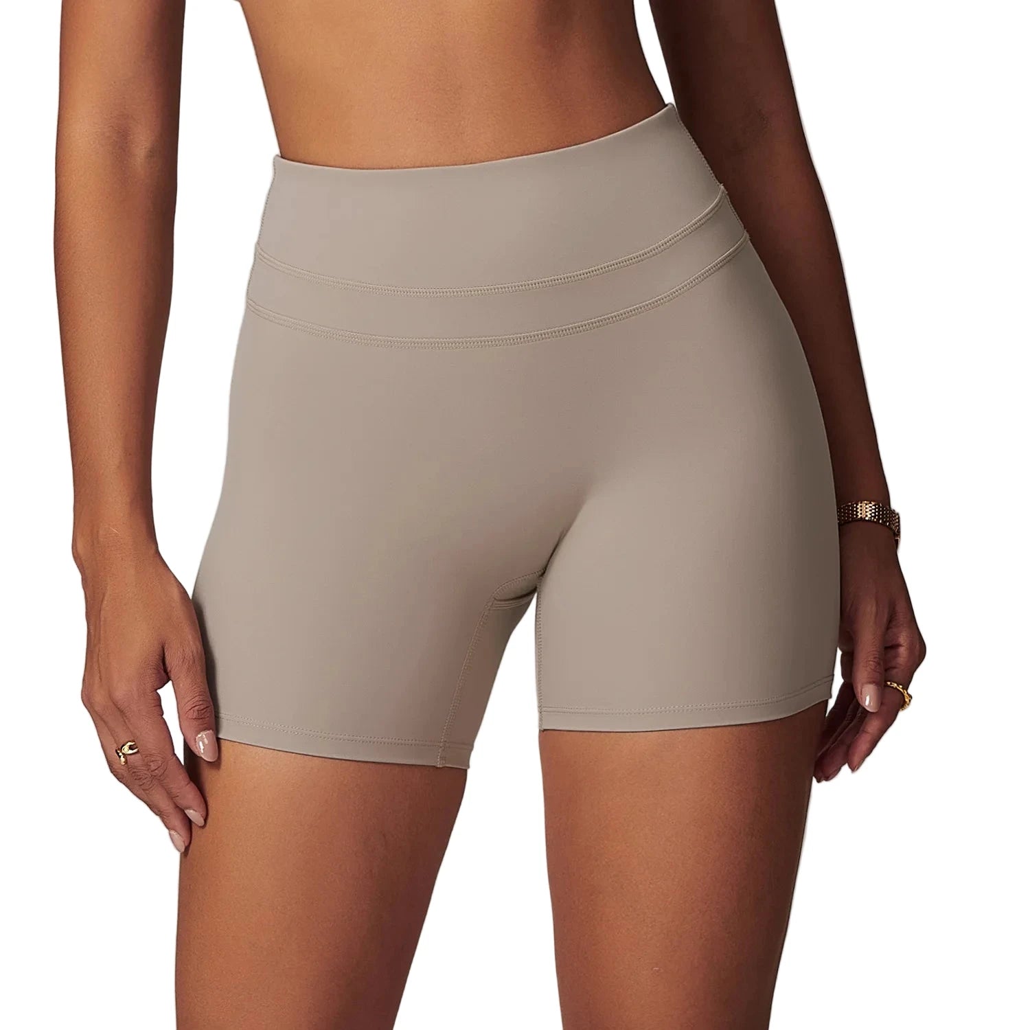 Women’s Breathable Yoga & Gym Shorts Gray
