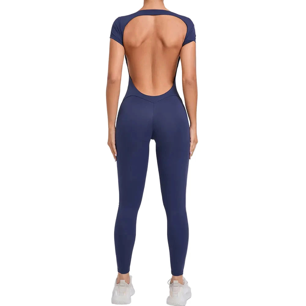 Women’s Fitness Jumpsuit – Gym & Pilates