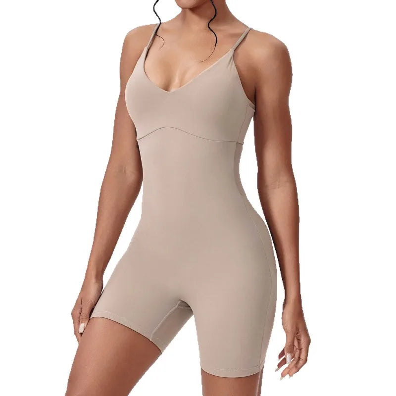 Backless Performance Jumpsuit