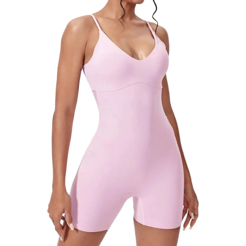 Backless Performance Jumpsuit