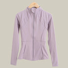 Long-Sleeve Gym Top – Women Purple