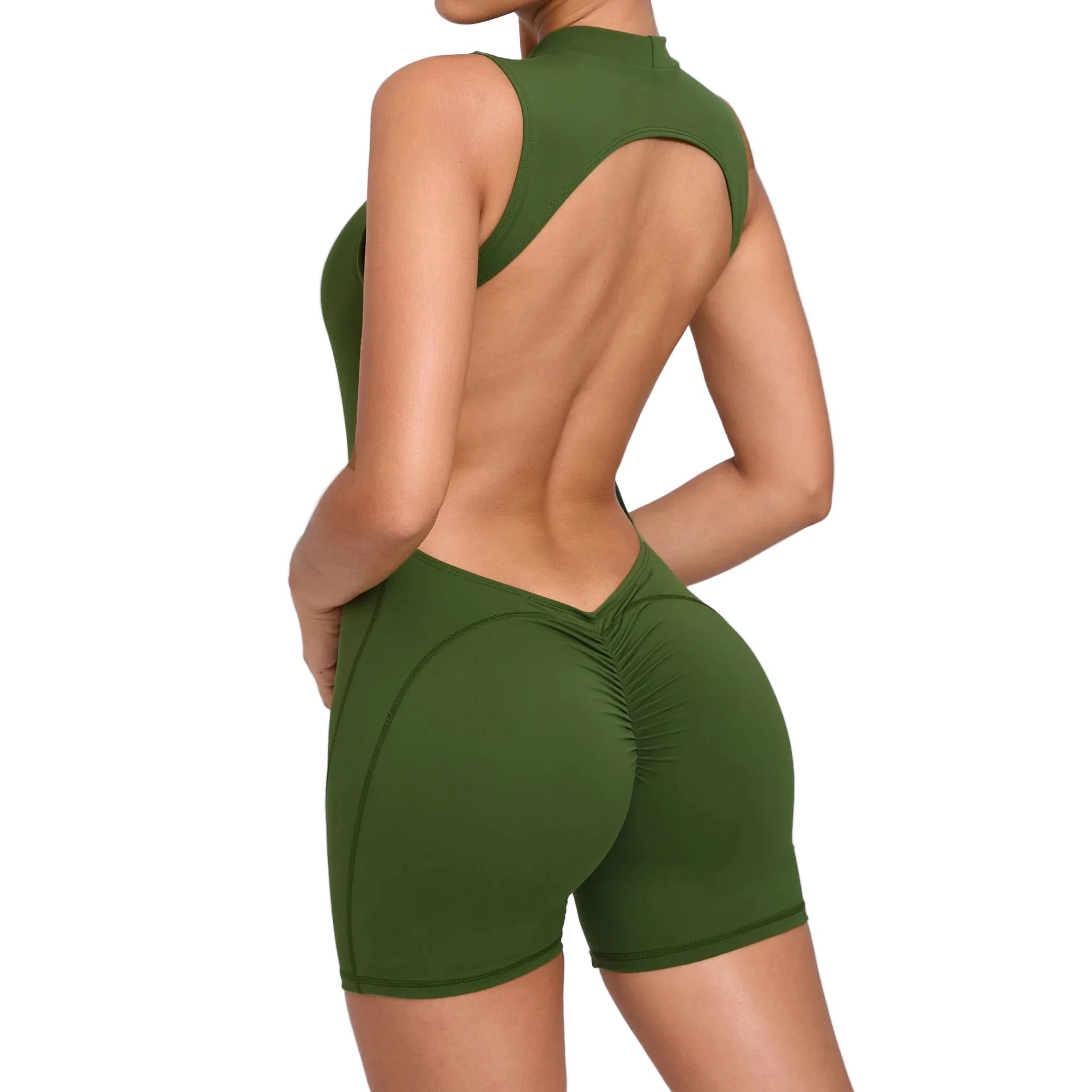 Women’s Fitness Jumpsuit – Gym & Pilates Green