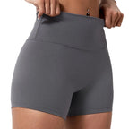 Women’s Slim Fit Gym & Cycling Shorts Grey