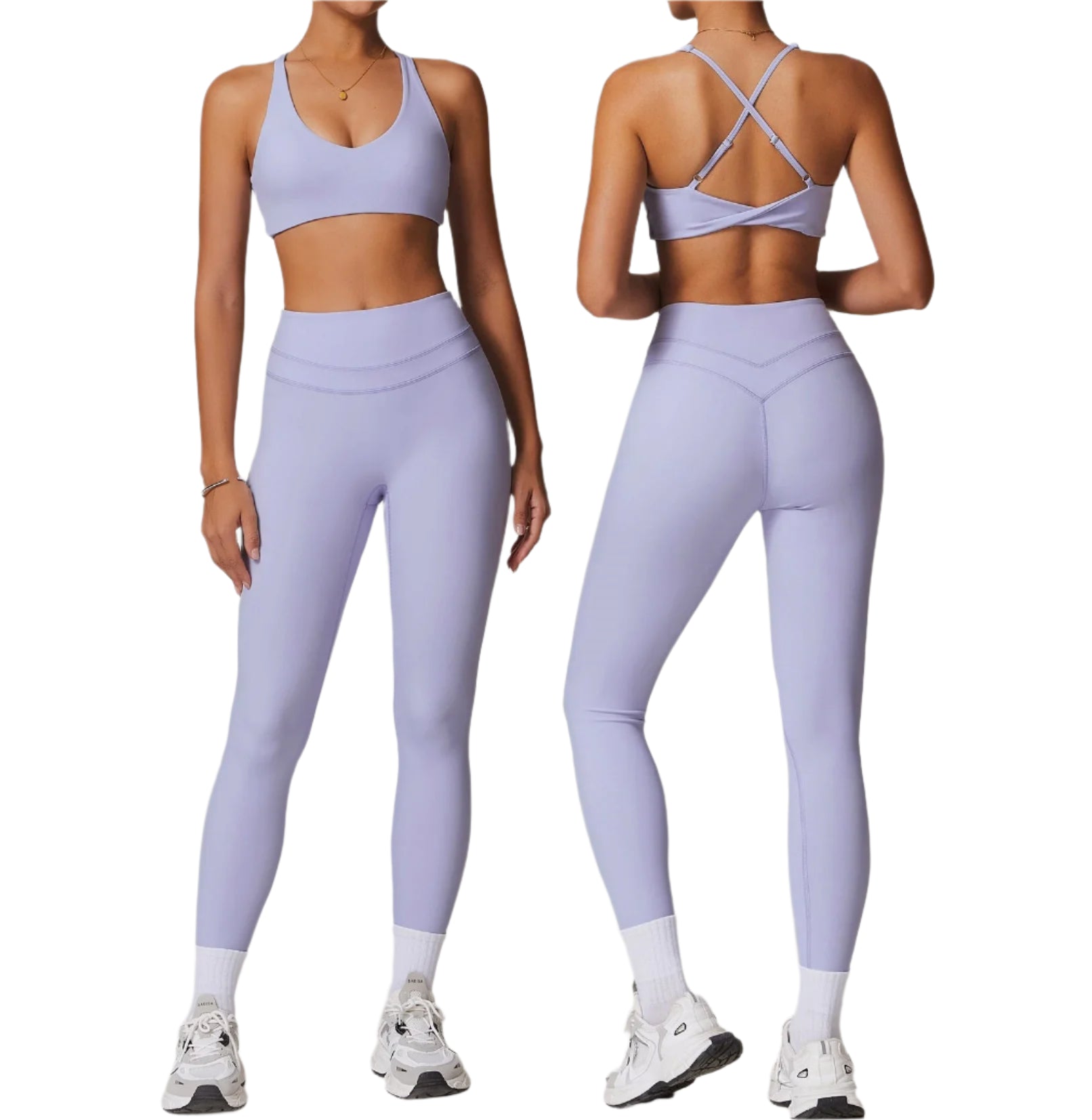 Women’s Workout Tracksuit & Sport Bra Set