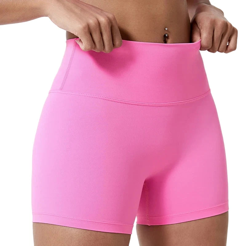 Women’s Slim Fit Gym & Cycling Shorts Pink