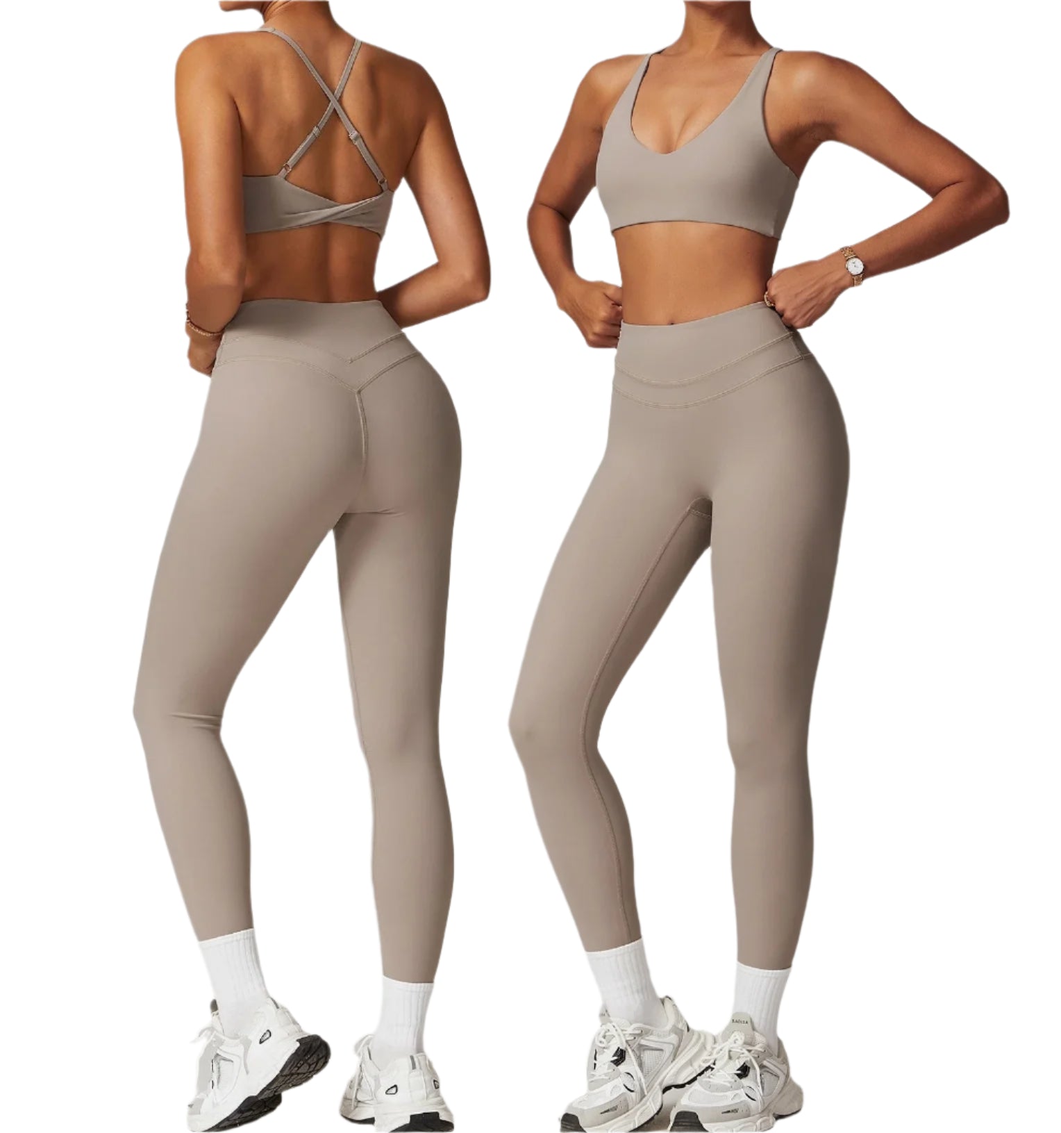Women’s Workout Tracksuit & Sport Bra Set