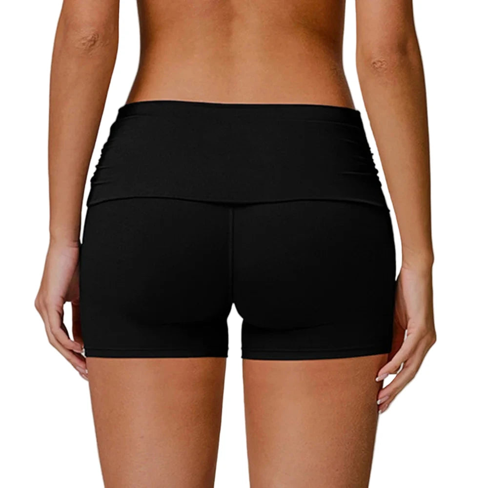 High-Waist Workout Shorts – Quick Dry