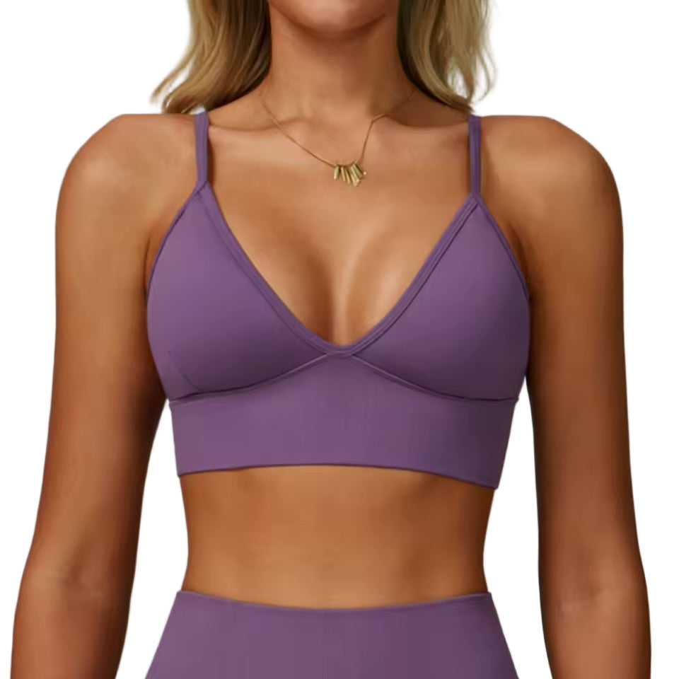 High-Support Seamless Sports Bra
