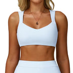 Double-Strap Seamless Sports Bra