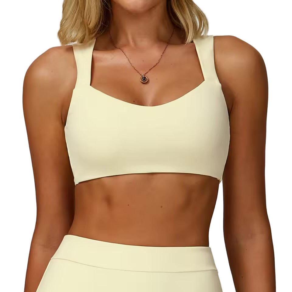Double-Strap Seamless Sports Bra